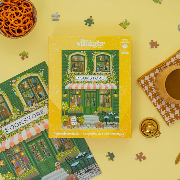 Emerald Bookstore 1000 Piece Puzzle