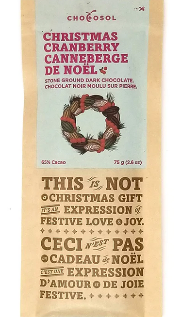 Chocosol Christmas Cranberry