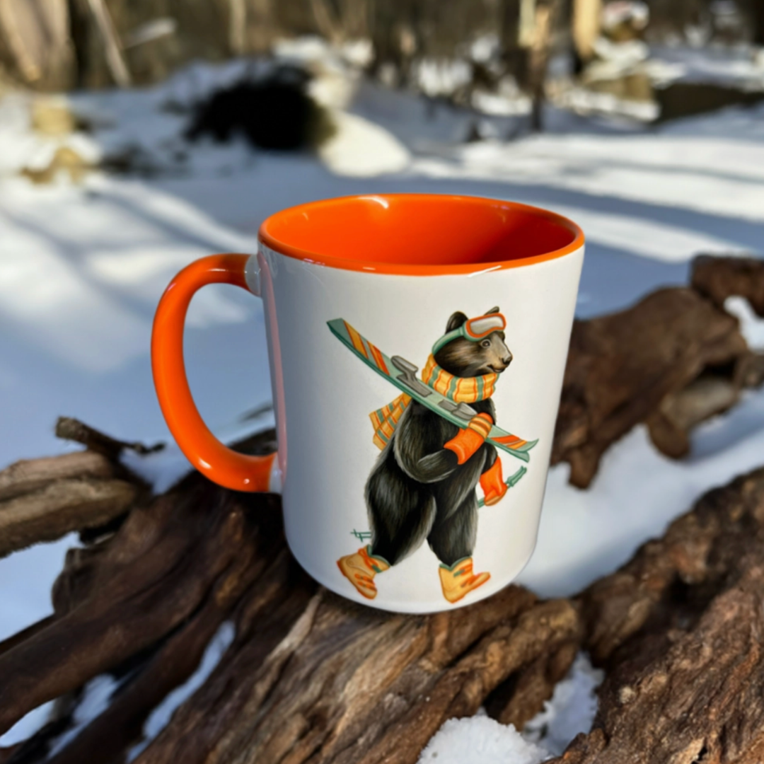 Ski Bear Mug 15oz