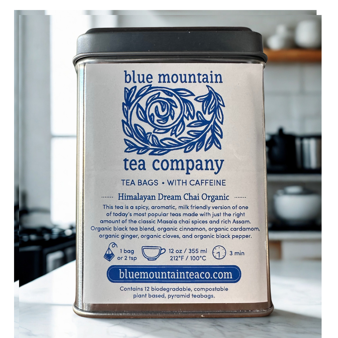 Himalayan Dream Chai Dozen Teabags with Tin Organic