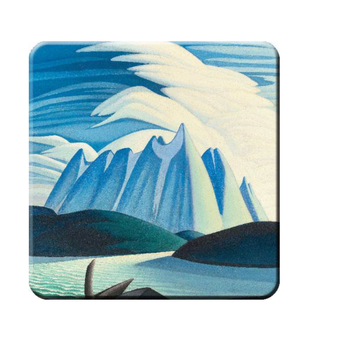 Lawren Harris Lake and Mountains Coaster