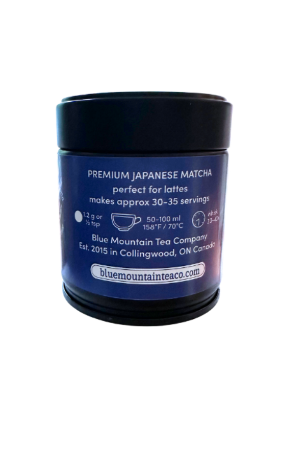 Blue Mountain Tea Company Premium Matcha Tin 40g