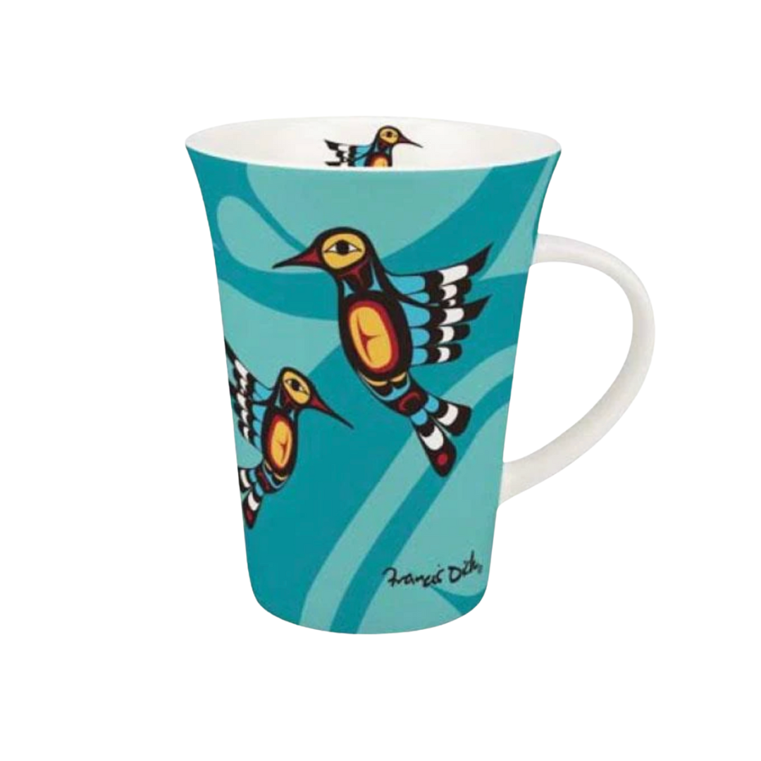 Hummingbird Porcelain Mug