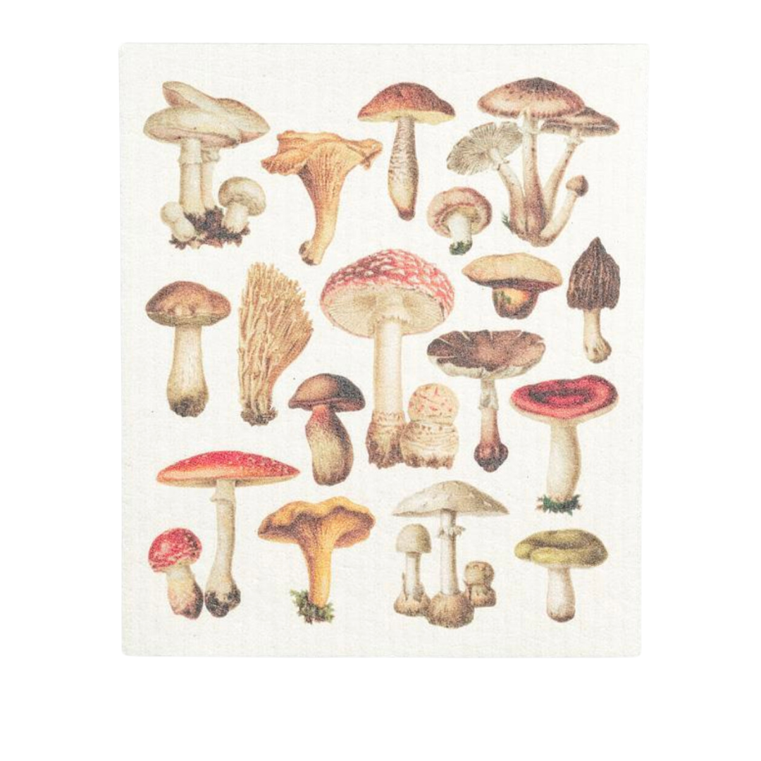 Mushrooms Dishcloth