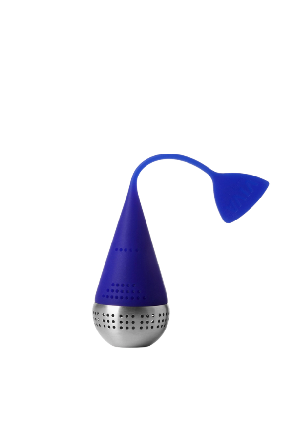 Infusion™ Stainless Steel &amp; Silicone Tea Infuser Egg- Royal Blue