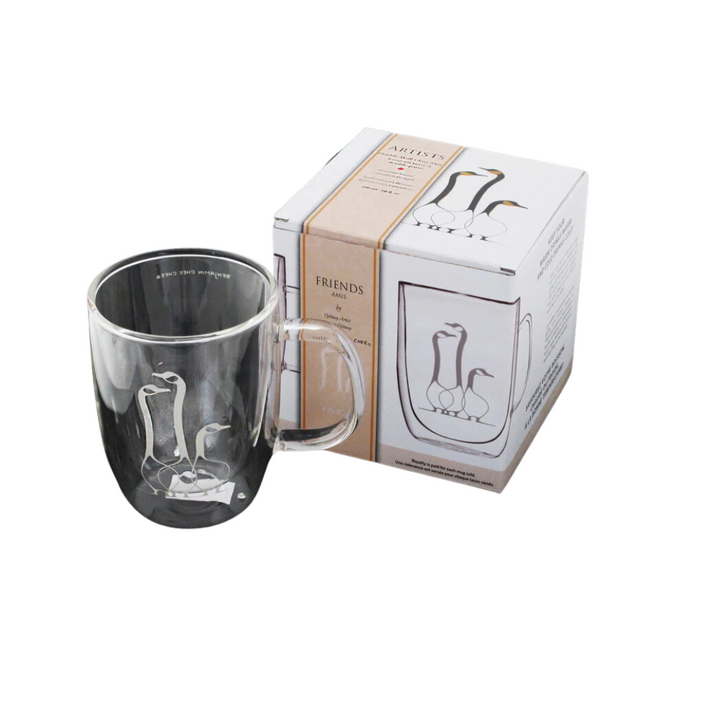 Friends Double Wall Glass Mug