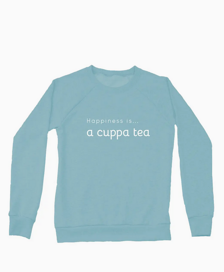 Cuppa Tea Crew Sweatshirt Teal