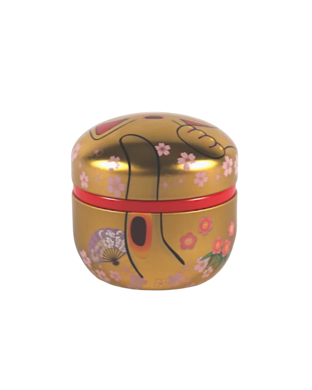 Traditional Japanese Style Tea Leaves Canister Lucky Cat