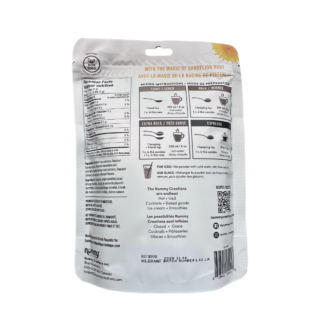 Nummy Creations Mocha Caffeine Free Coffee Substitute 150g