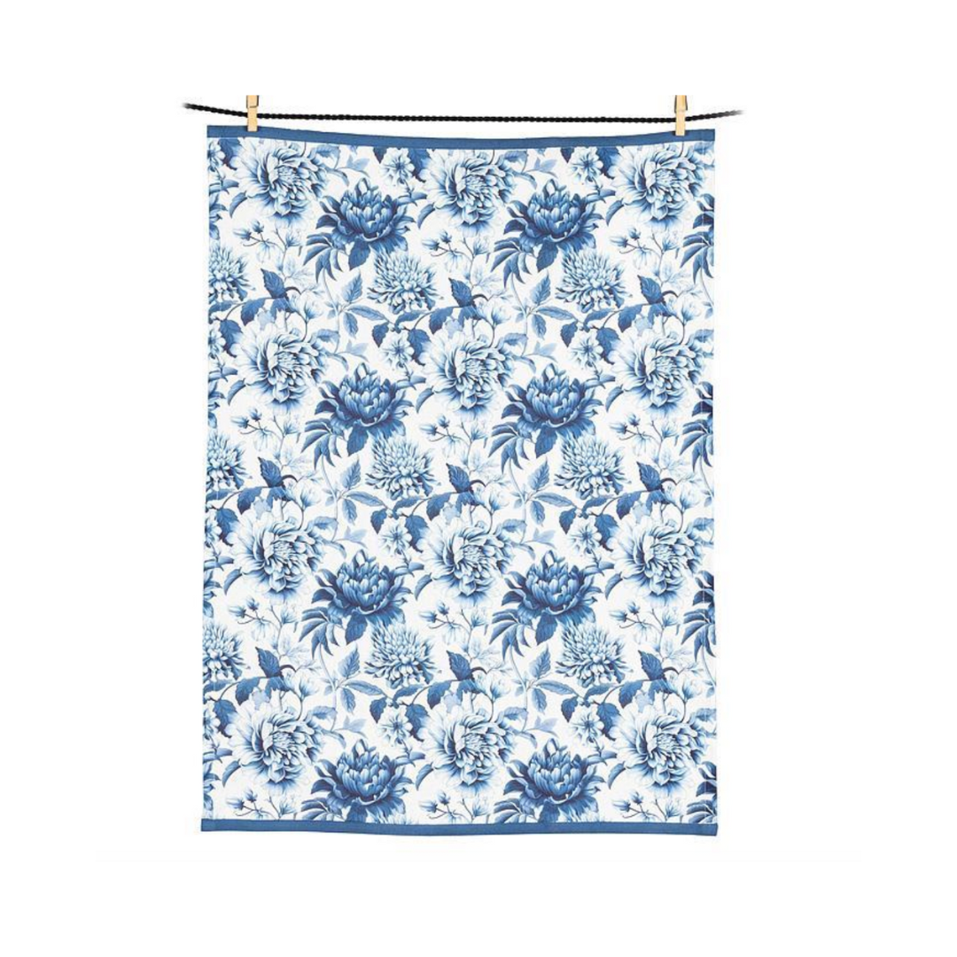 Blue Chintz Tea Towel