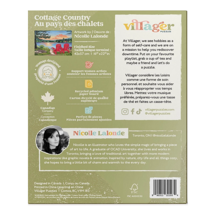 Cottage Country 500 Piece Puzzle