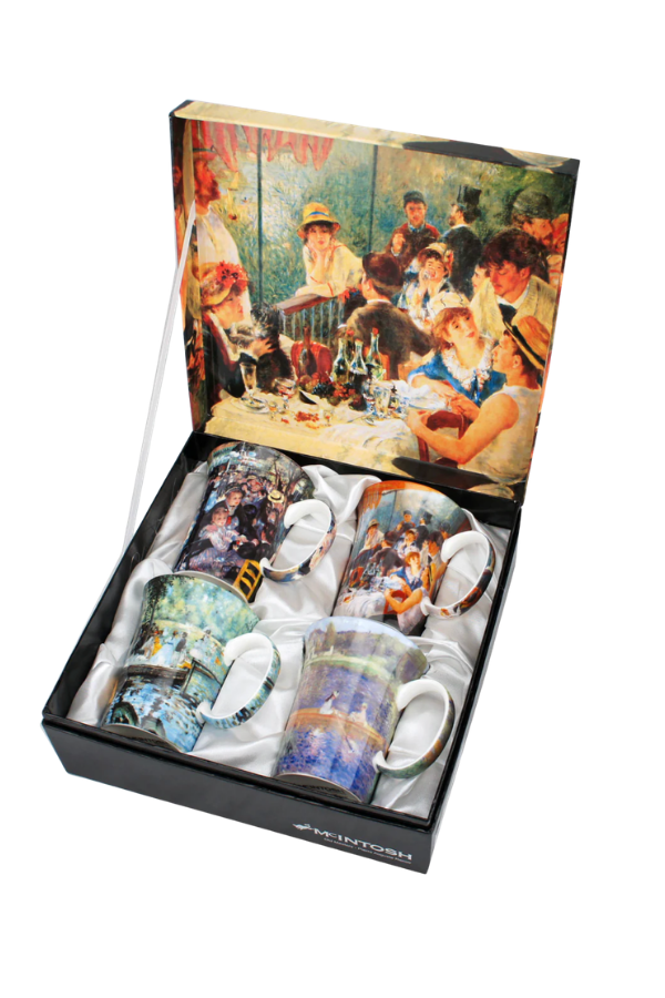 Renoir Set of 4 Fine Bone China Mugs