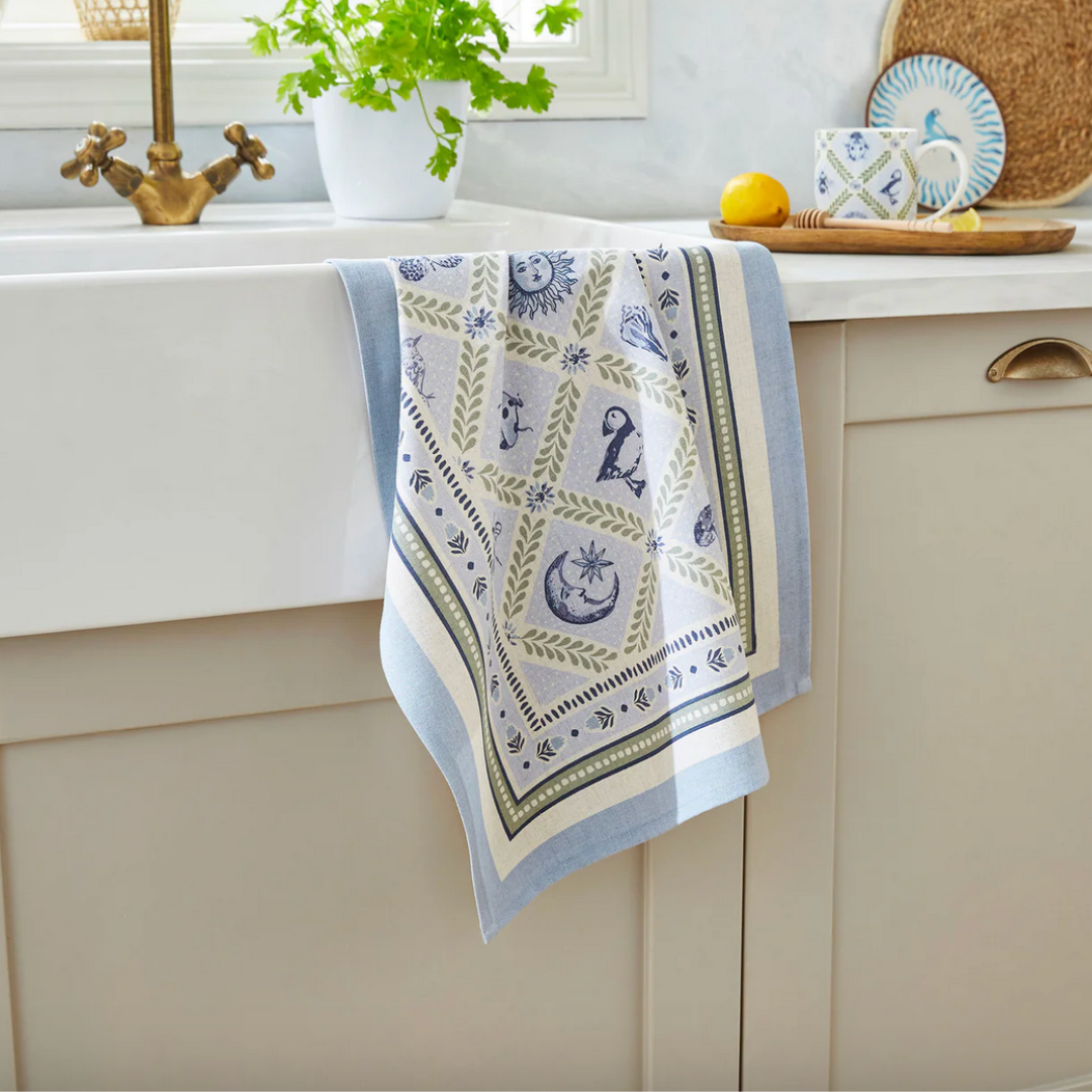 Coastal Treasures Tea Towel