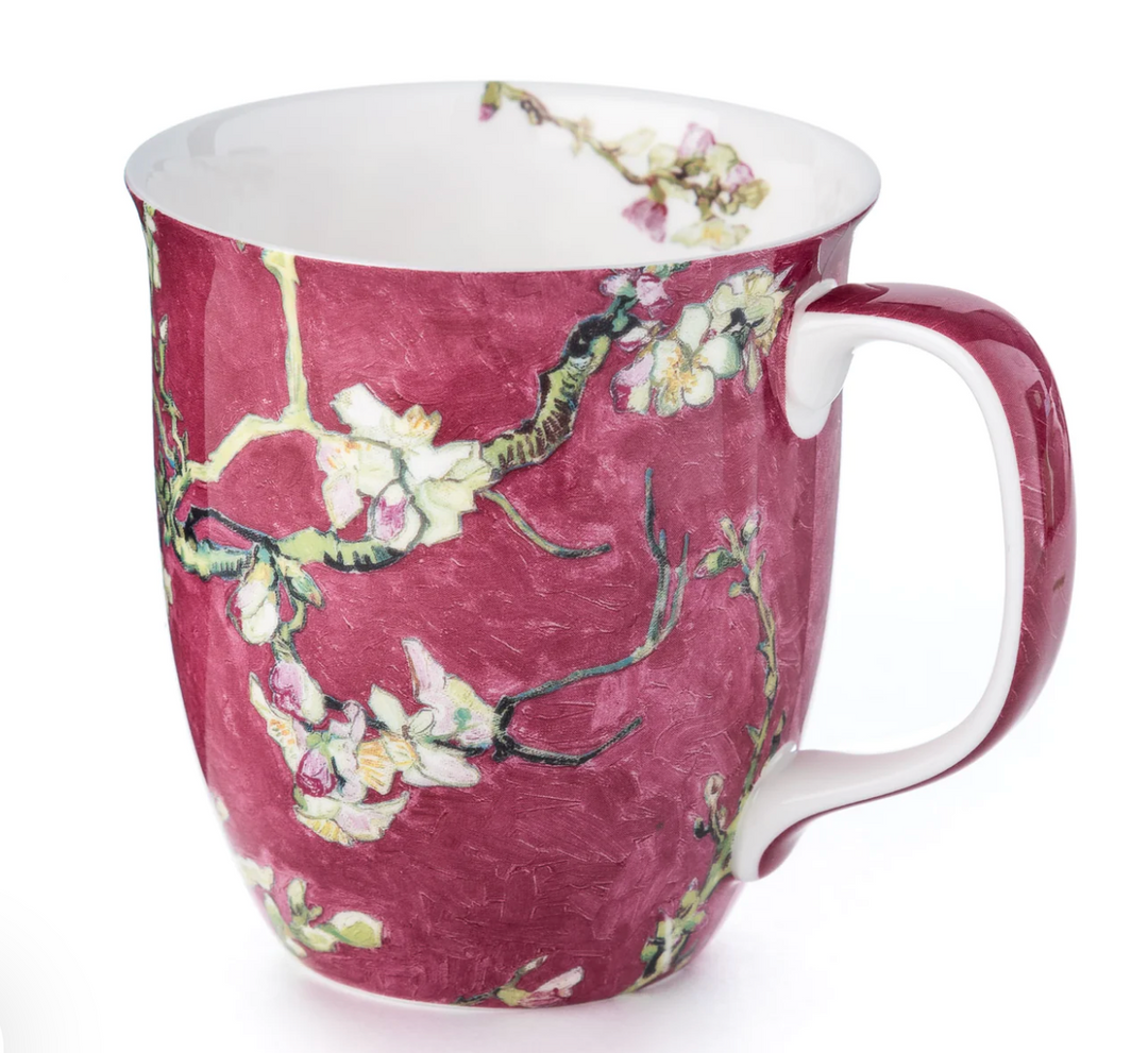 Red Almond Blossom Van Gogh  Fine Bone China Mug