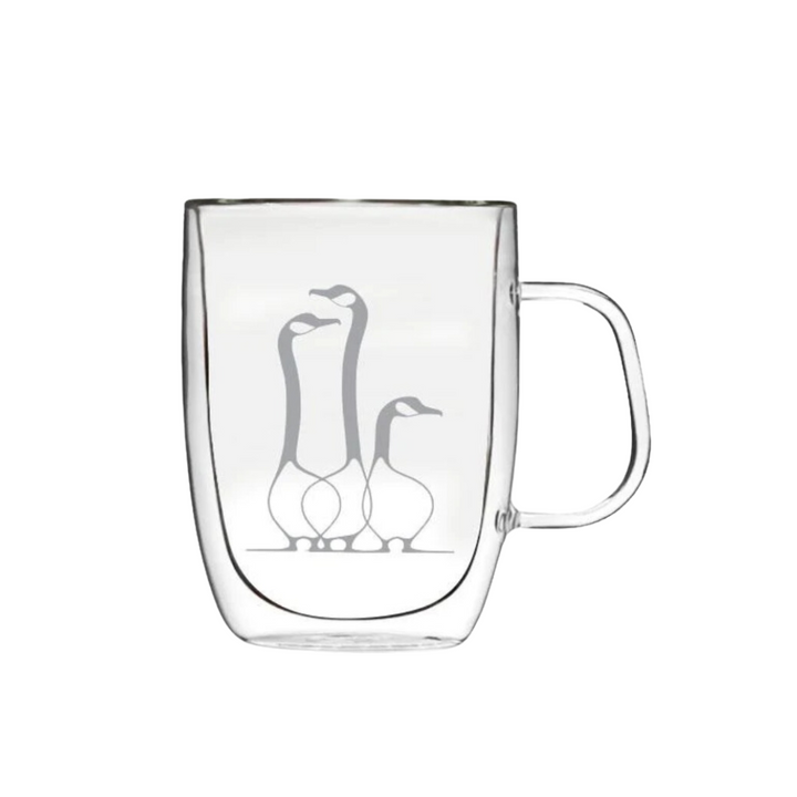 Friends Double Wall Glass Mug