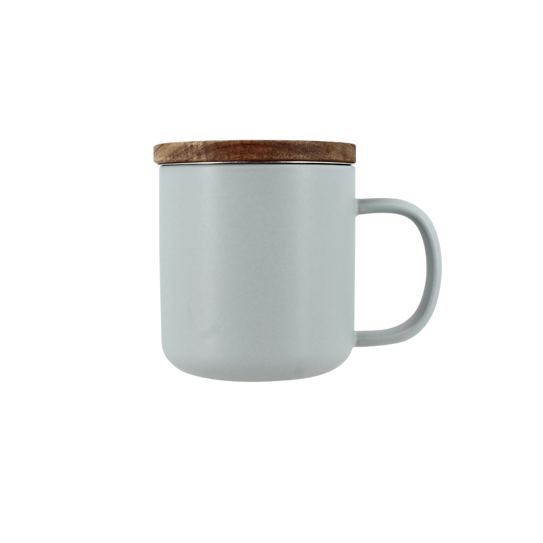 Juliet 300ml Pearl Grey Sandstone Tea Mug with Infuser 300ml