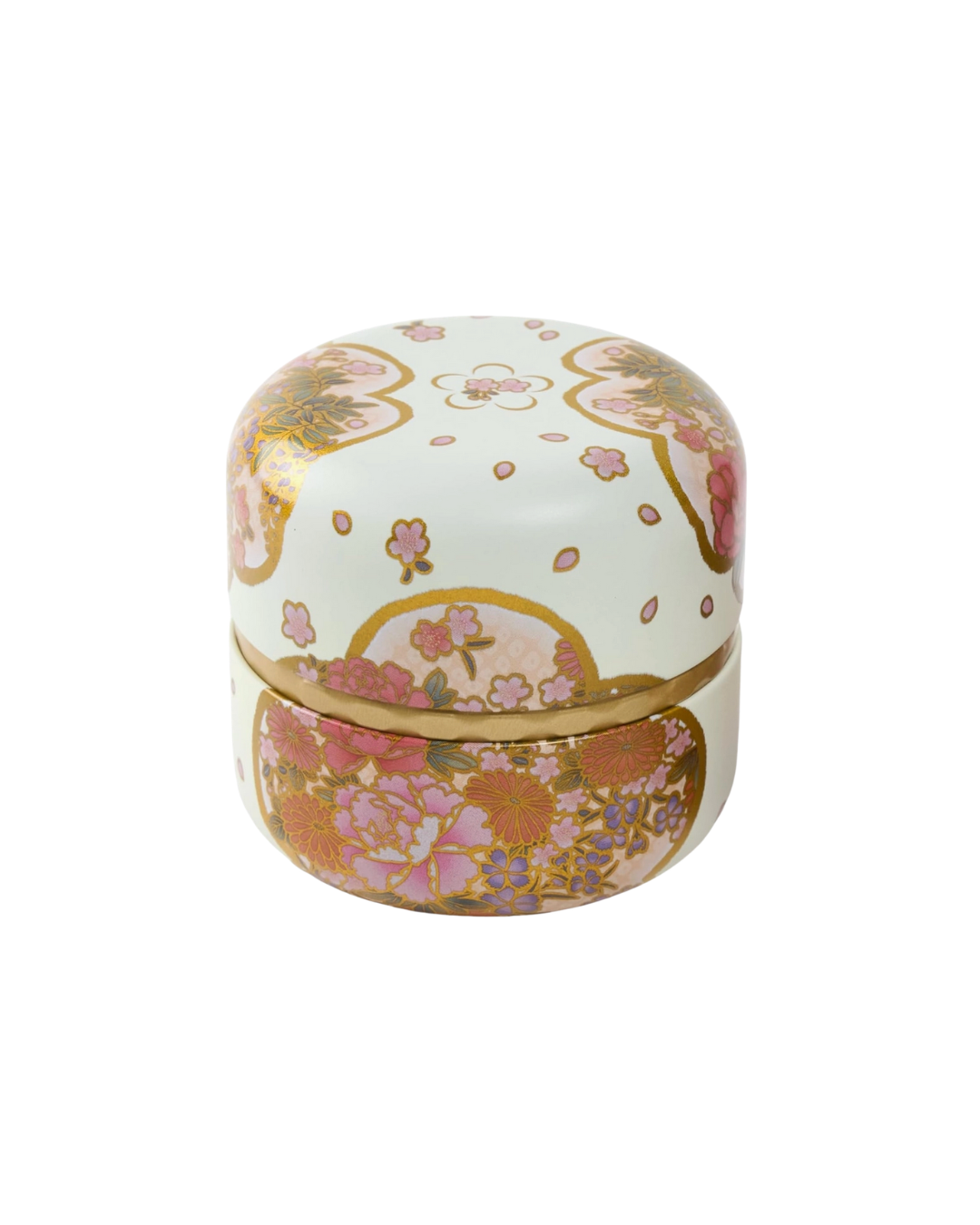 Traditional Japanese Style Tea Leaves Container White