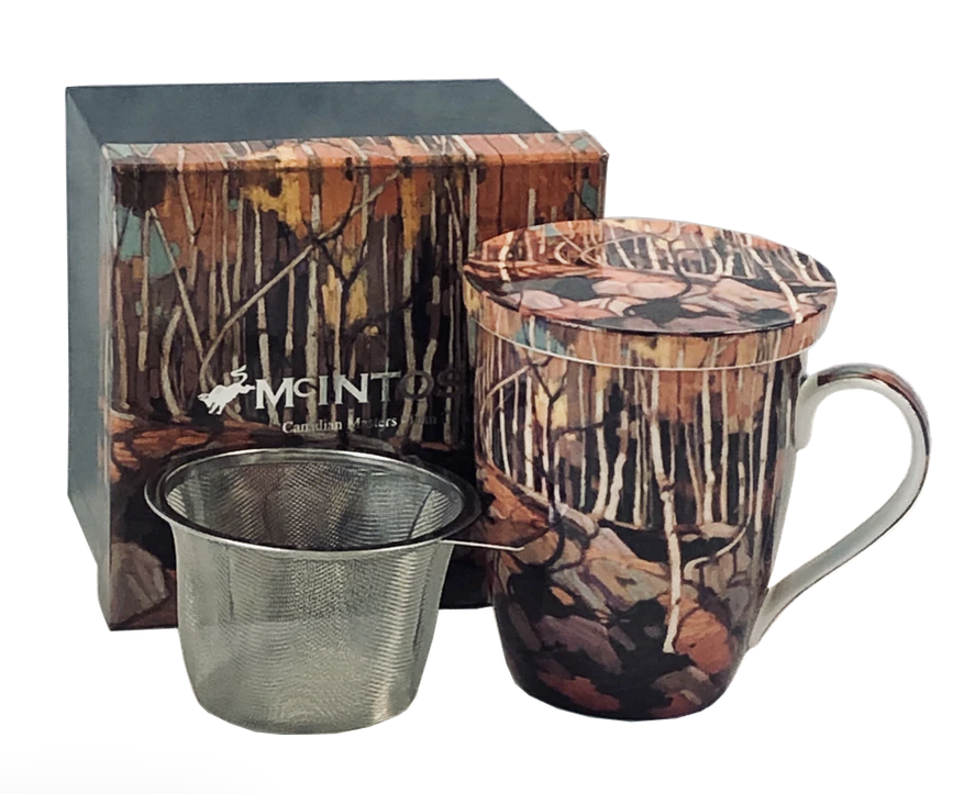 Birch Grove Mug with Infuser Tom Thomson