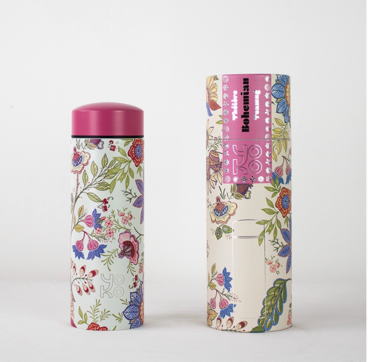 Tea on the Go 350ml Insulated Thermos - Bohemian