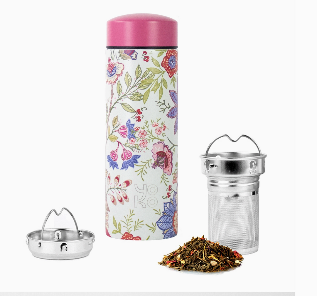 Tea on the Go 350ml Insulated Thermos - Bohemian