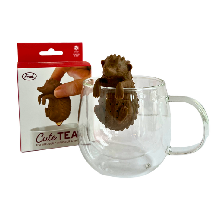 Hedgehog silicone loose leaf tea infuser.