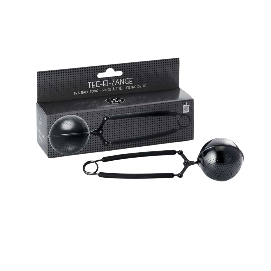 Tea Ball Tong Black 5cm