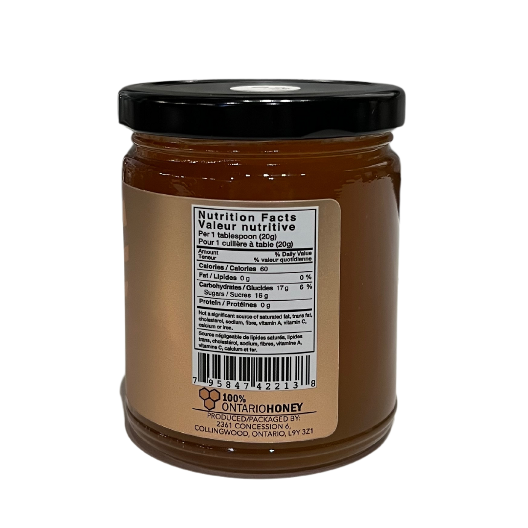 Collingwood Honey Farms 375g unpasturized Honey.