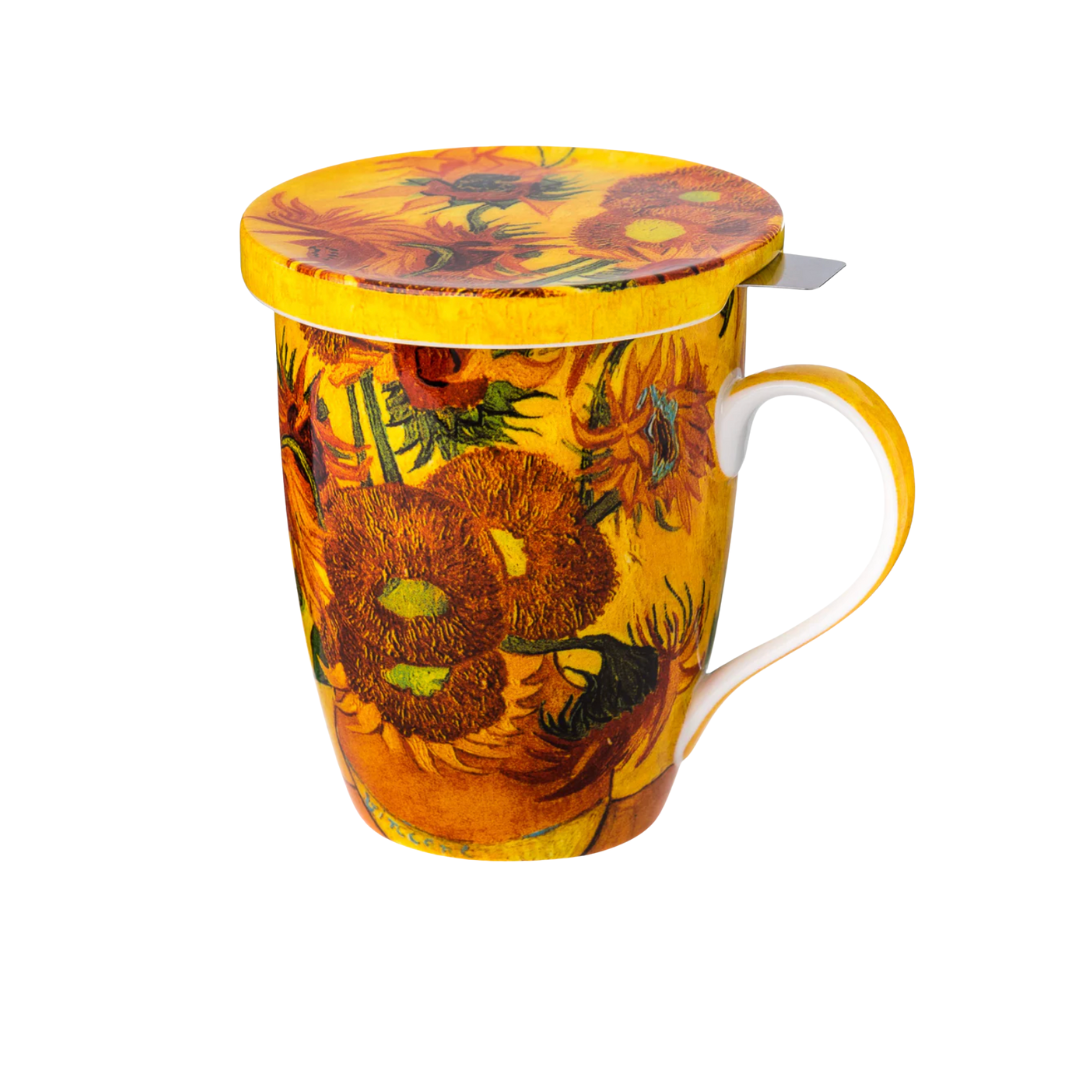 Sunflower Mug with infuser Van Gogh