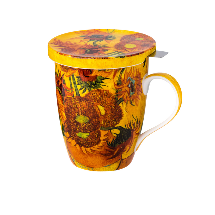 Sunflower Mug with infuser Van Gogh