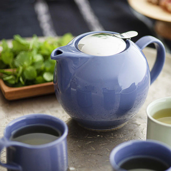 Bee House Ceramic Teapot 34oz - Blueberry