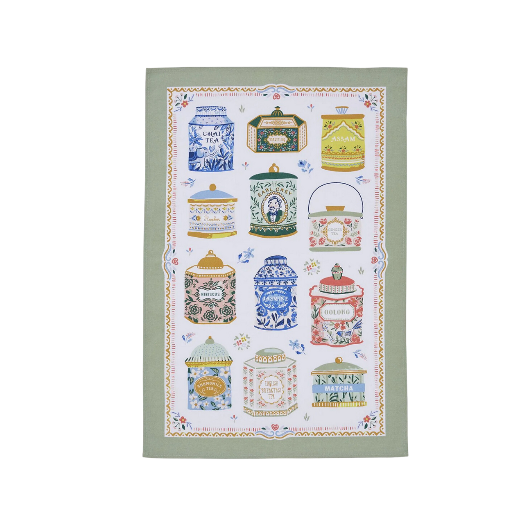 Tea Tin Tea Towel