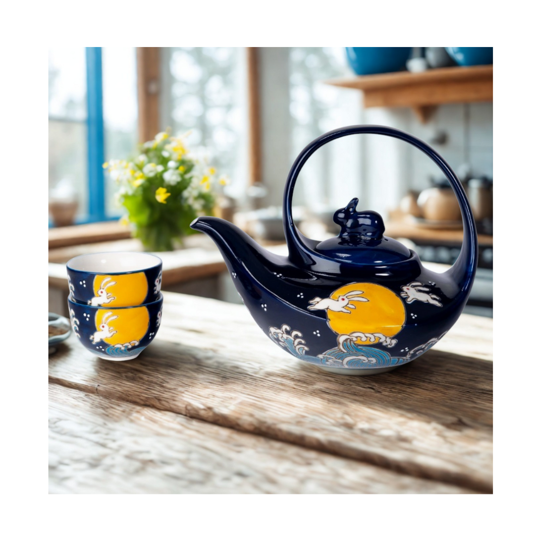 Moon Rabbit Design Teapot