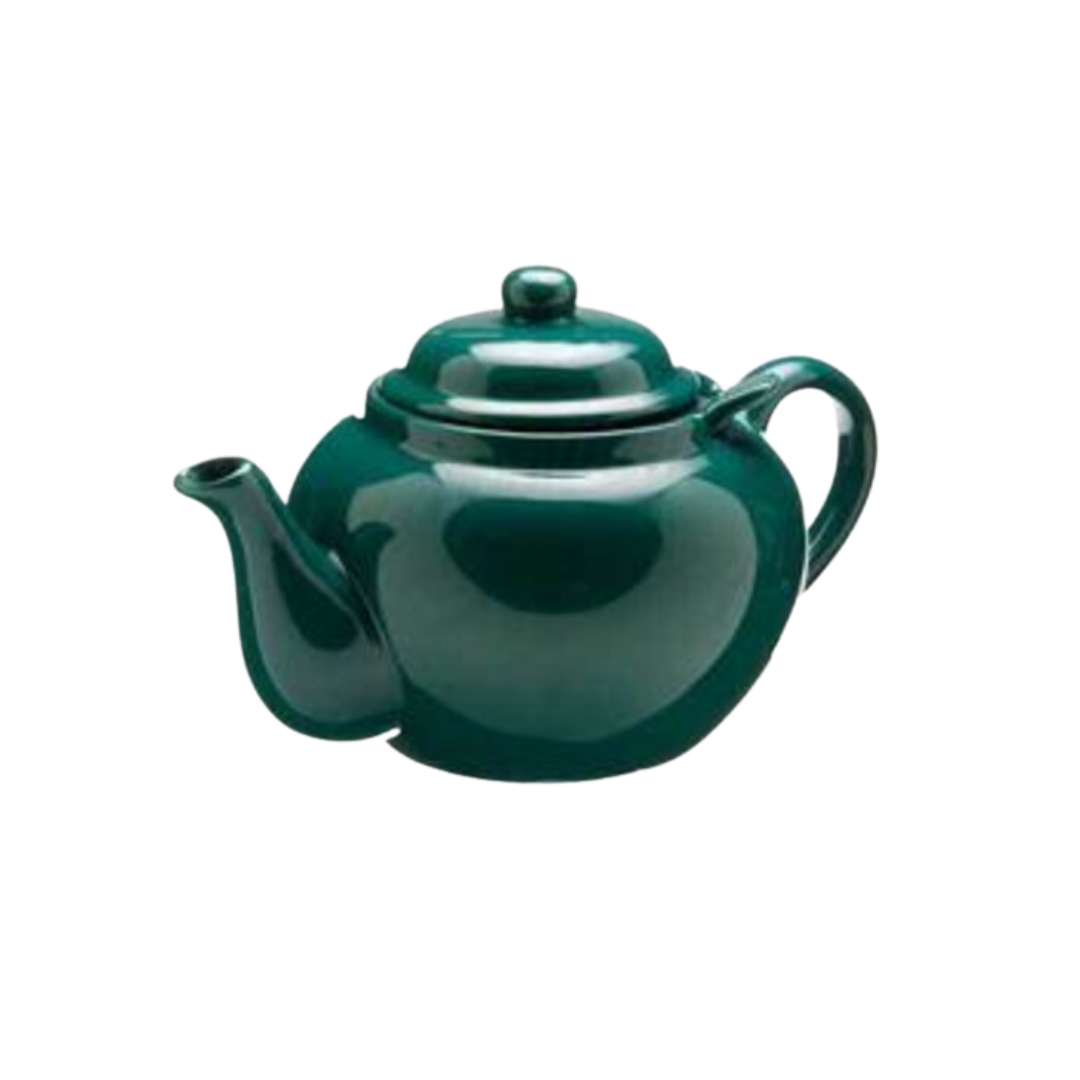 Dominion Teapot with Infuser - Green Ceramic 3 Cup