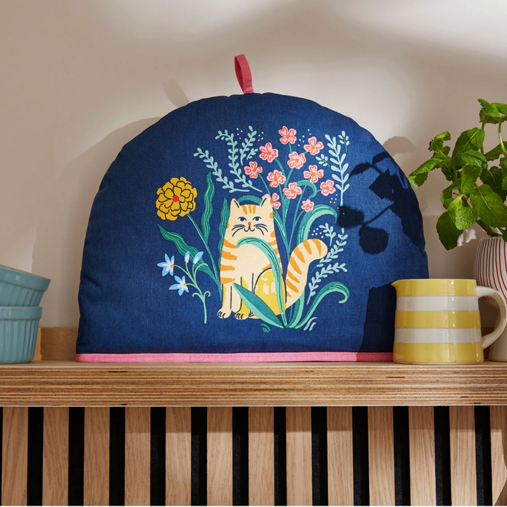 Marmalade Meadow Tea Cosy in Navy