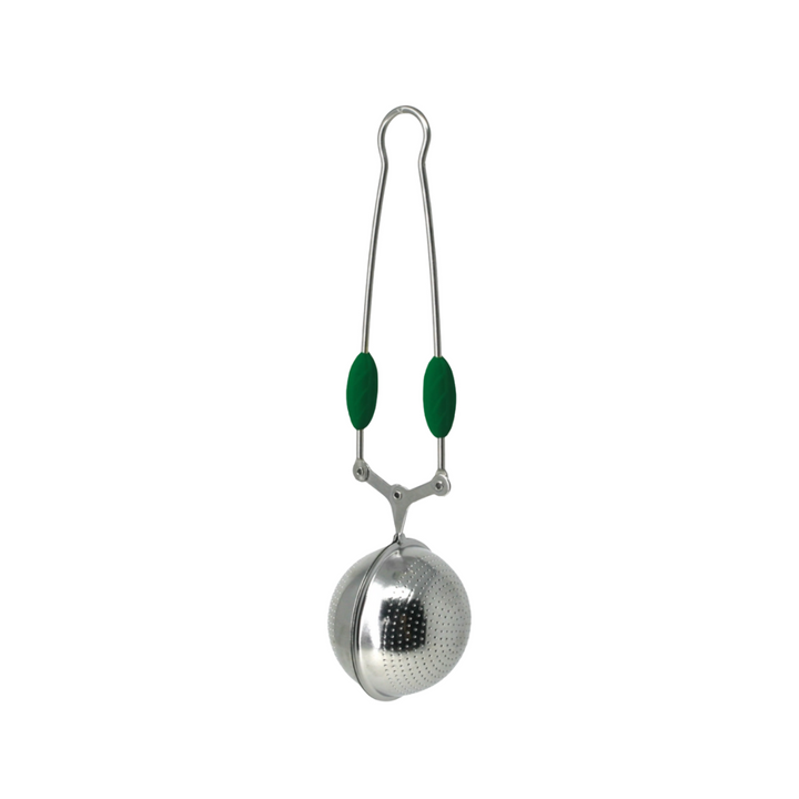 Tea Ball Infuser Tong with Green Grips