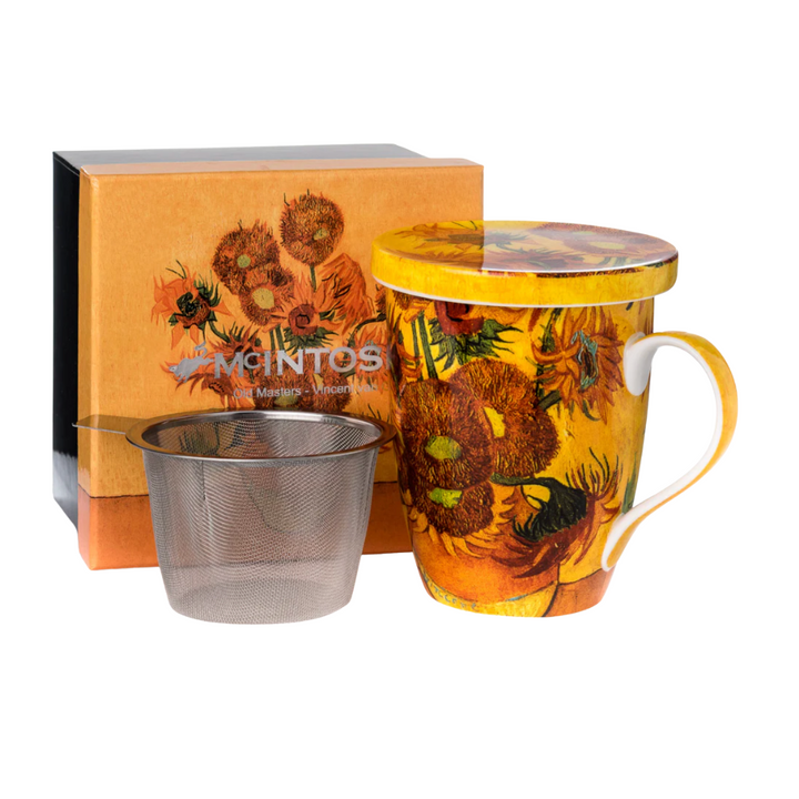 Sunflower Mug with infuser Van Gogh