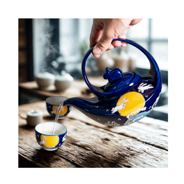 Moon Rabbit Design Teapot