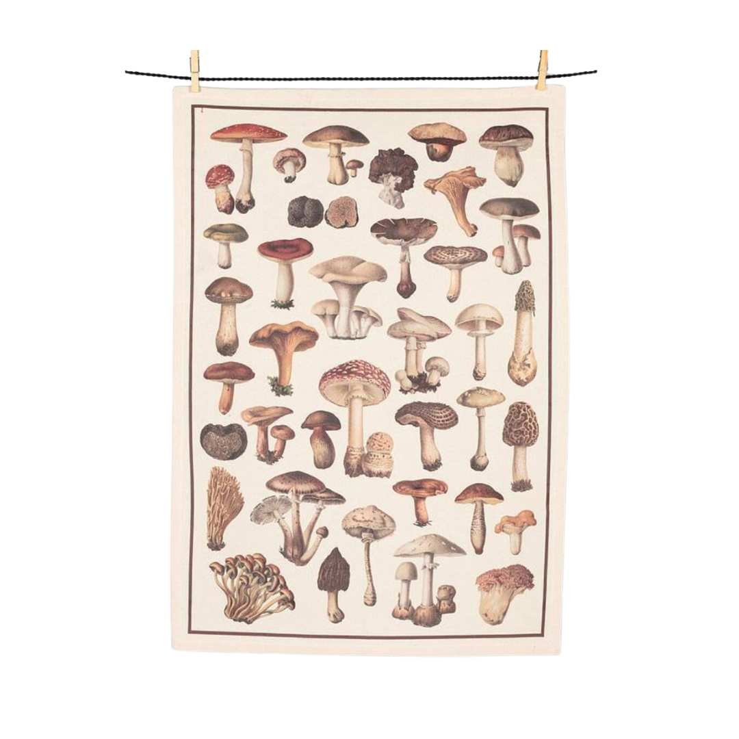 Mushrooms Tea Towel