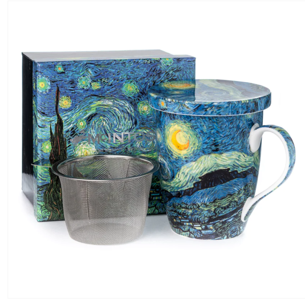 Starry Night Mug with infuser Van Gogh