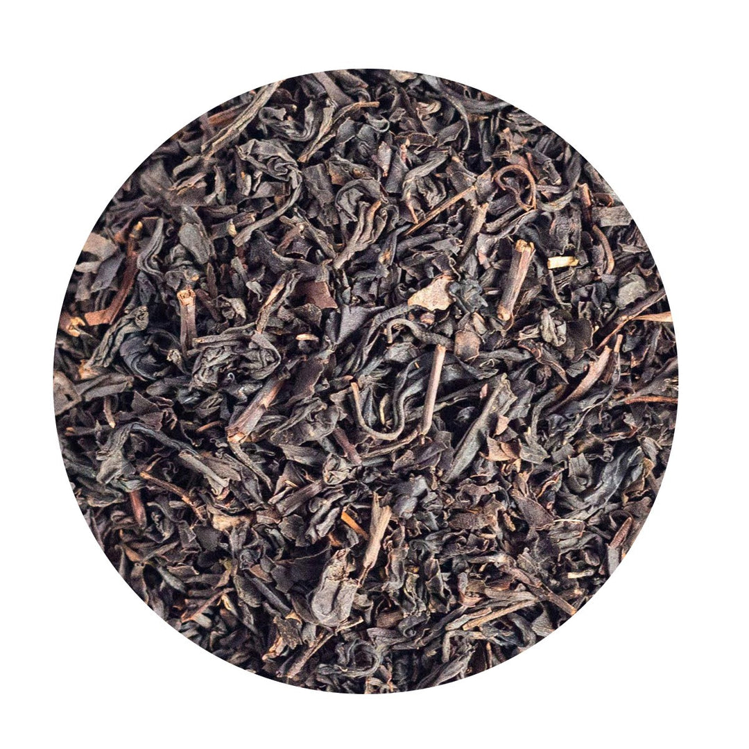Loose Leaf Organic Orange Pekoe Tea.