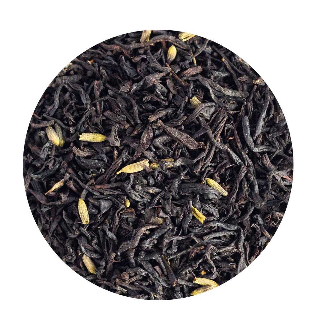 Loose Leaf Organic Black Tea with lavender.