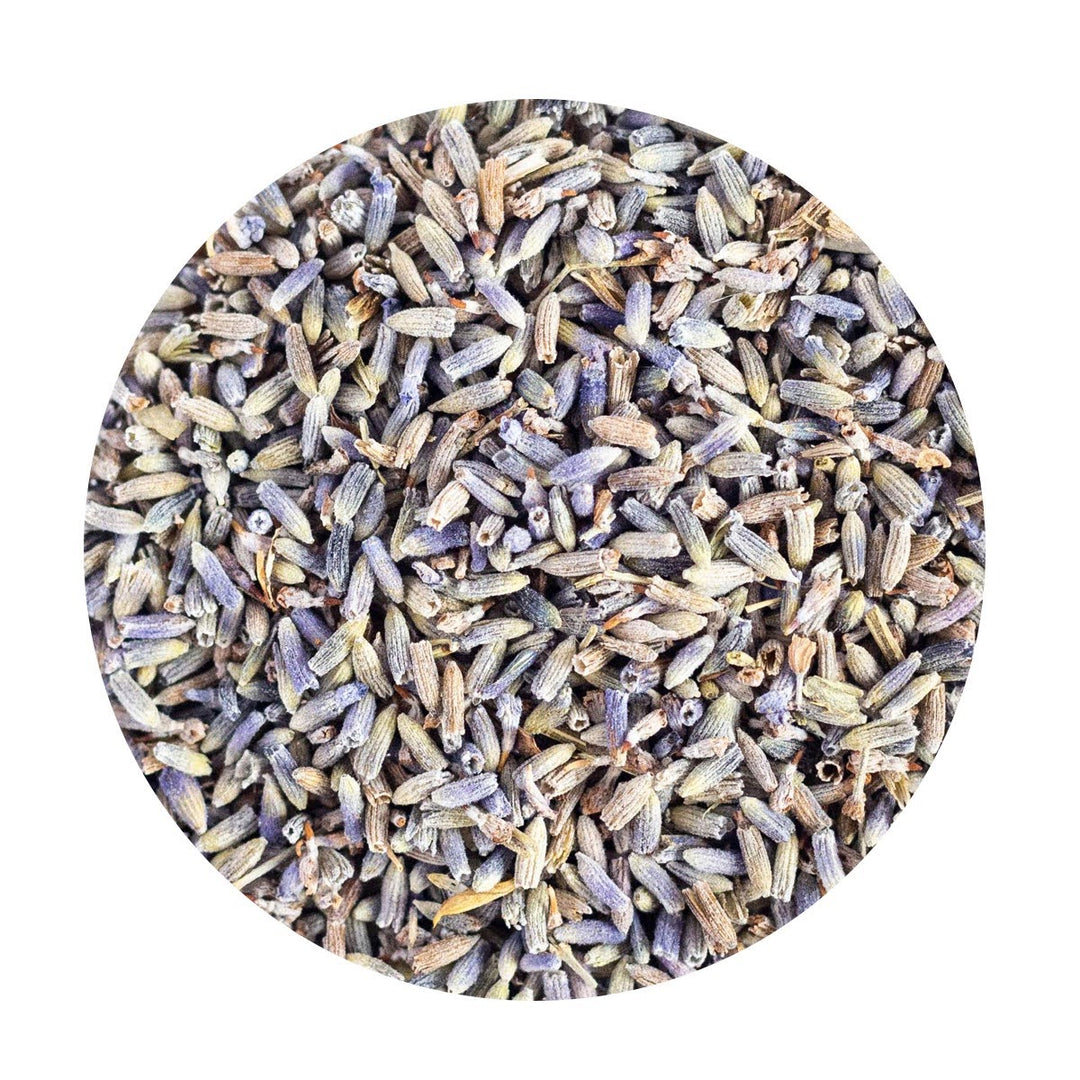 Loose Organic Wild Lavender petals.