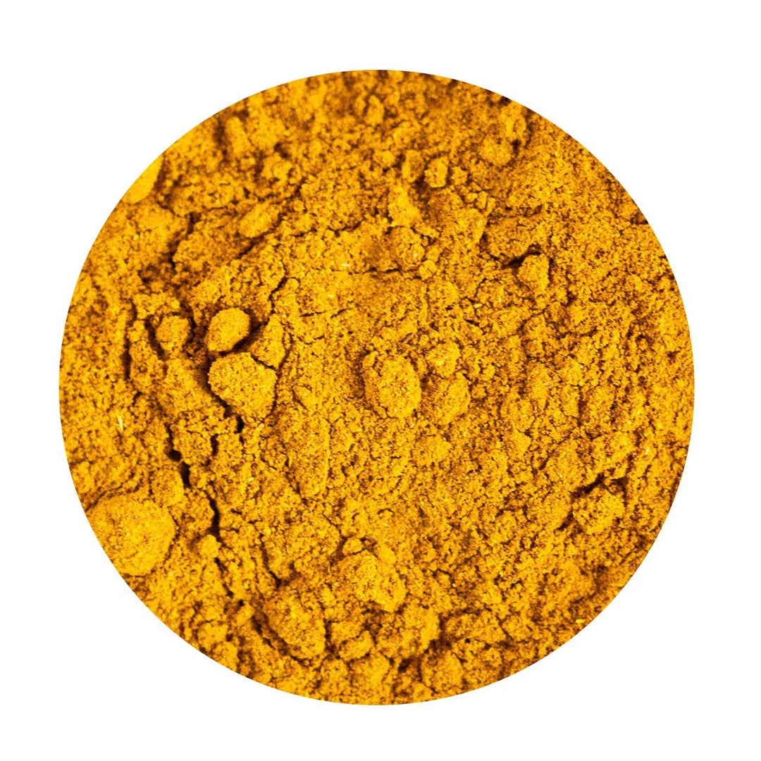 Loose Organic Tumeric powder.