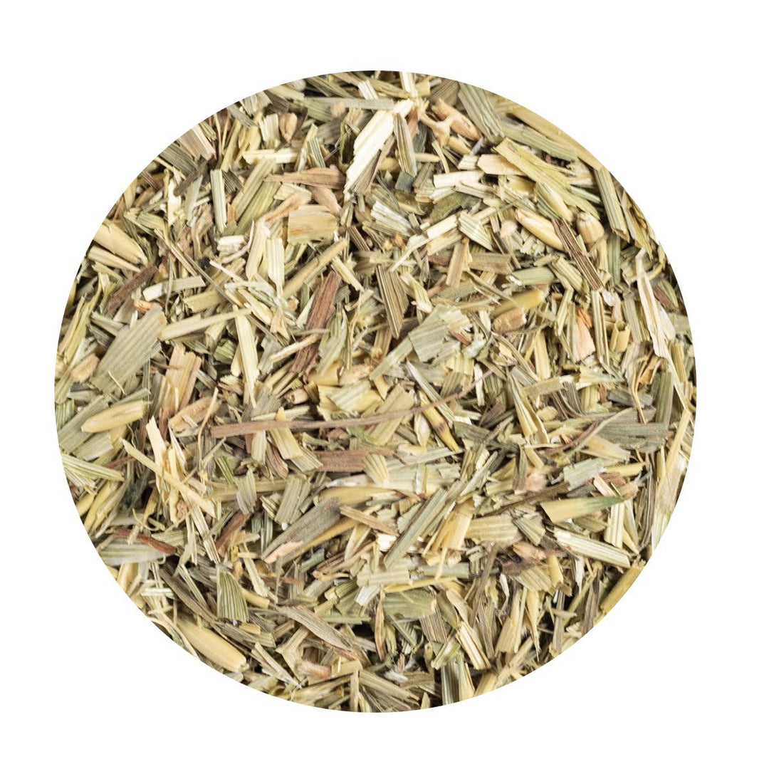 Loose Organic Oat Straw pieces.