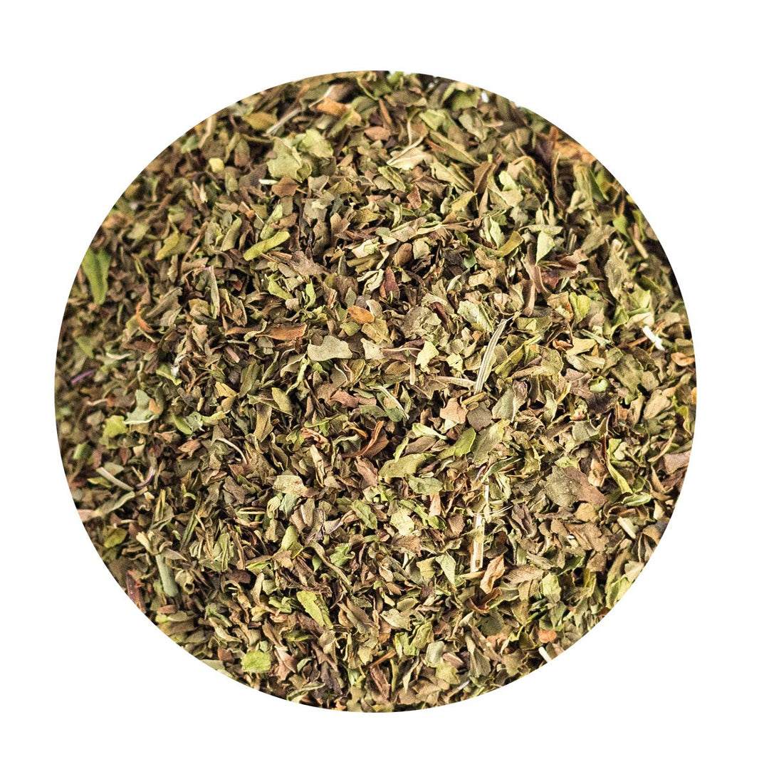 Organic Loose Leaf Mint Tea.