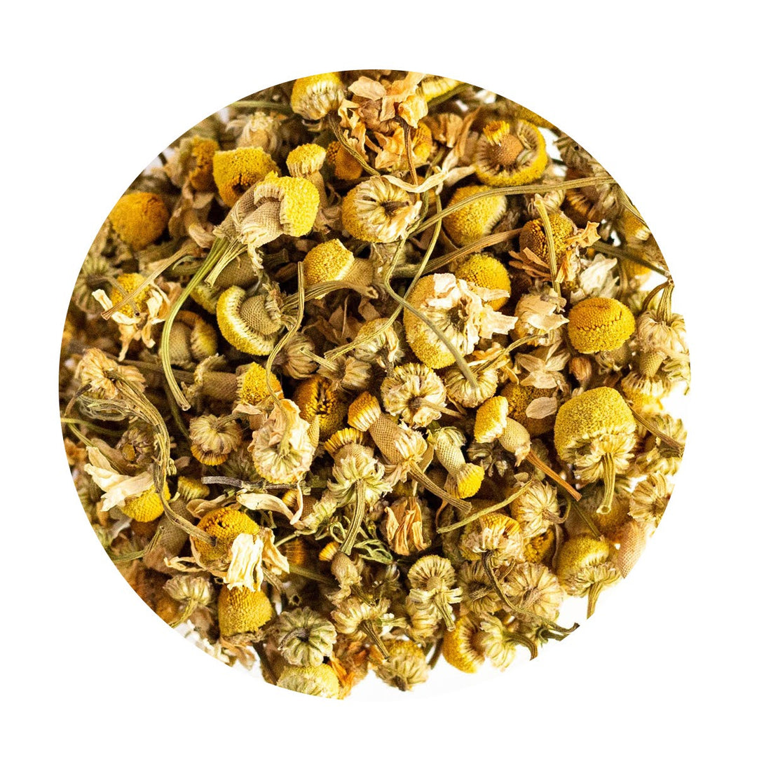 Loose Leaf Organic Chamomile Flowers.