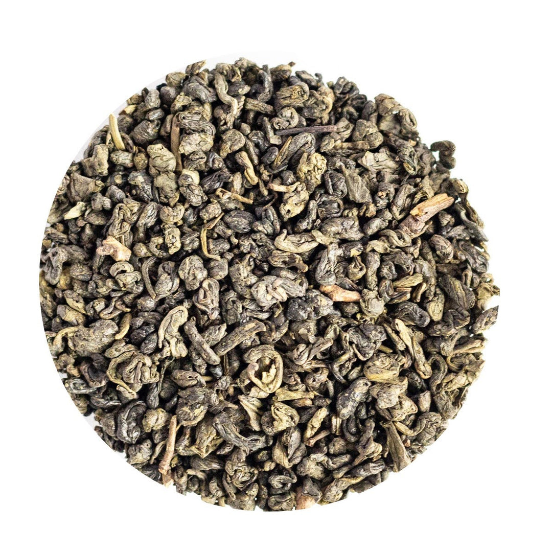 Loose Leaf Organic Gunpowder Green tea.