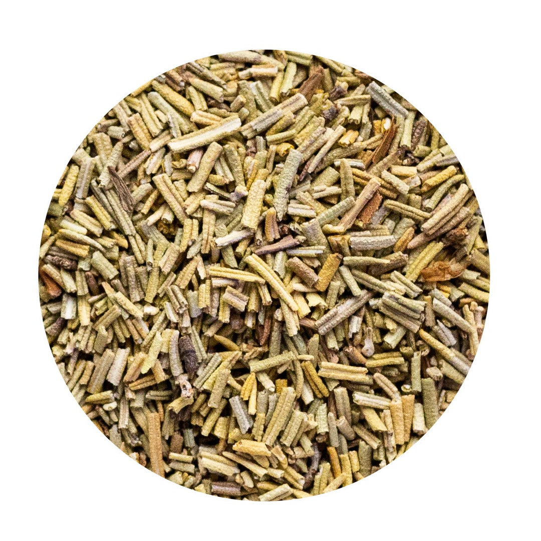 Loose Organic Rosemary pieces.