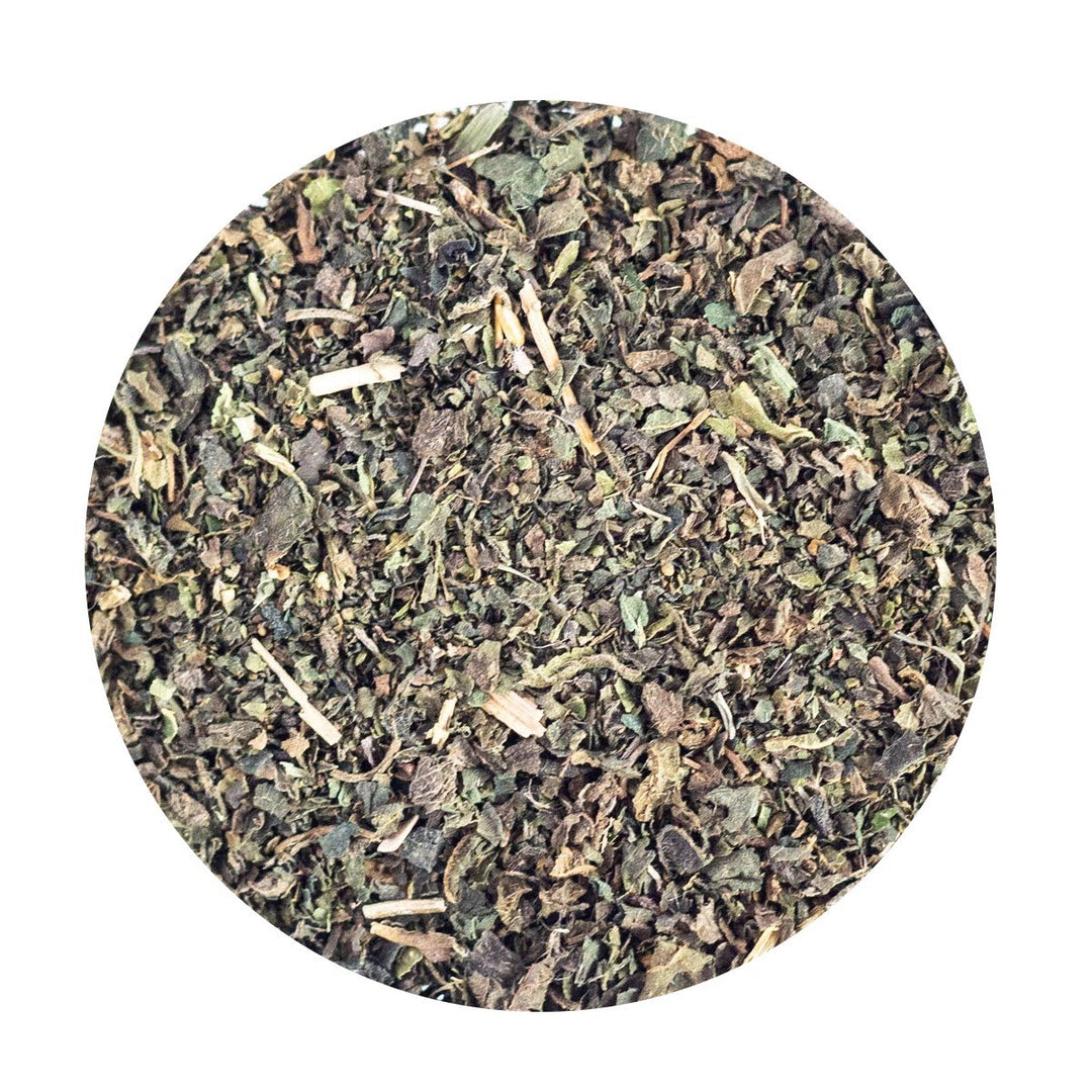 Loose Leaf Organic Spearmint.