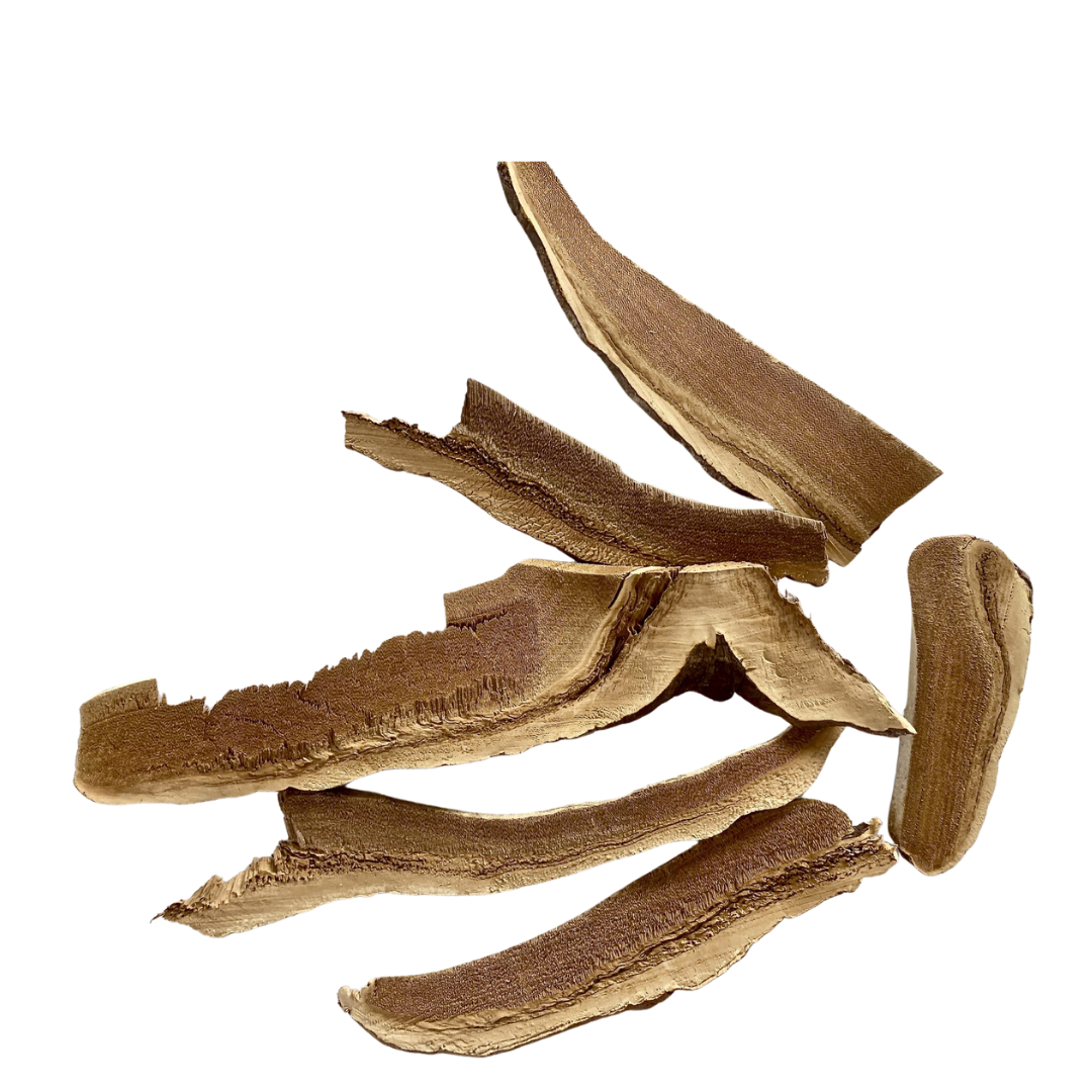 Loose Organic Reishi Mushroom pieces.